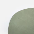 【HOLA】LIND DNA Nupo皮革曲線餐墊 橄欖綠
