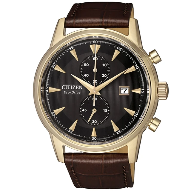 CITIZEN 星辰CITIZEN 星辰 Chronograph系列 紳士時尚 光動能計時腕錶(CA7008-11E)