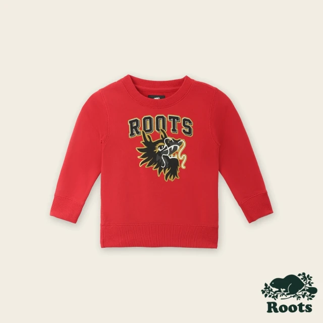 Roots Roots 小童-舞龍新春系列 圓領上衣(紅色)