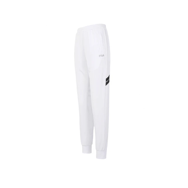 FILA官方直營 女撞色條紋平織短裙-白色(5SKY-101