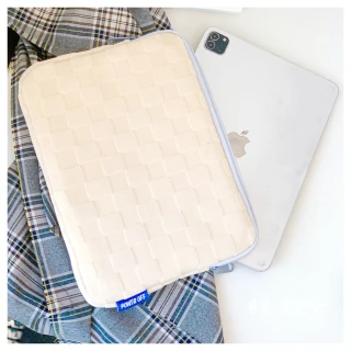 【簡約俐落】ins風棋盤格11吋平板包(繪圖板 防撞包 內膽包 iPad  保護套 學生 macbook)