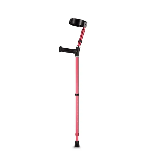【拐杖】旋轉工學握把型前臂拐杖 單入(#150-190 cm#學生便攜式#伸縮單手#高端拐杖#骨折專用#康復走路)