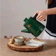 【FUJIHORO 富士琺瑯】Solid系列-琺瑯咖啡壺1.6L+嚕嚕米琺瑯馬克杯550ml(琺瑯壺+琺瑯杯)