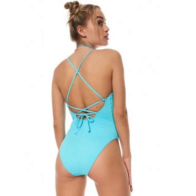 【ROXY】女款 女泳裝 一件式泳裝 連身泳裝 連身泳衣 SD BEACH CLASSICS FASHION OP(藍色)