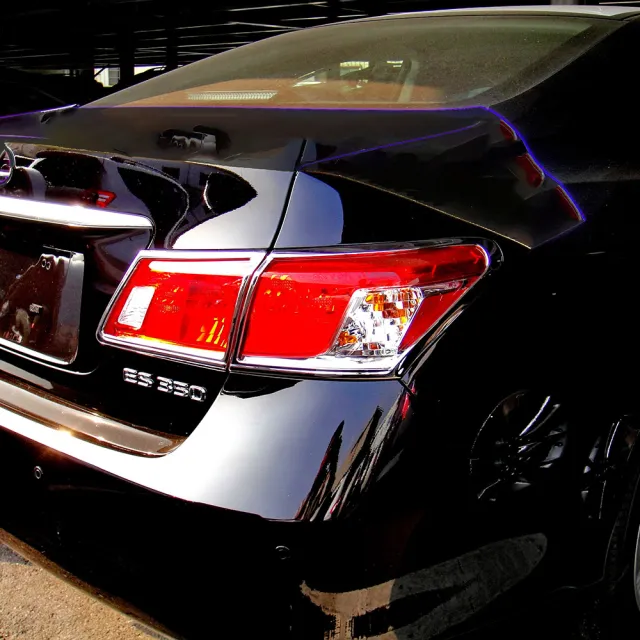 【IDFR】Lexus ES ES350 2009~2012 鍍鉻銀 後燈框 尾燈框 飾貼(Lexus ES350 車身鍍鉻改裝)