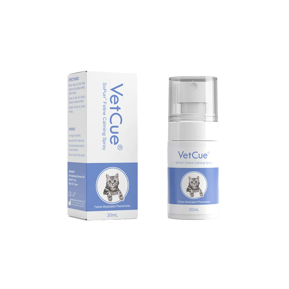 【VetCue 舒普】貓咪舒緩情緒費洛蒙-噴劑-30ml(貓咪費洛蒙/舒普/貓咪情緒紓緩)