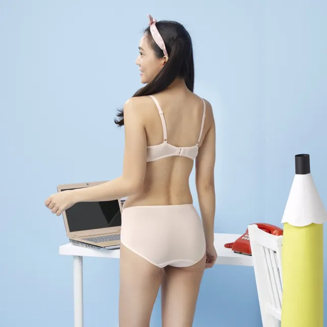 【BeenTeen 嬪婷】學生系列-Q萌牛奶 D罩杯第三階段軟鋼圈內衣 BB2347P8(俏皮粉)