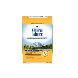 【Natural Balance】低敏無穀馬鈴薯鴨肉成犬配方（原顆粒）4.5lbs/2.04kg(狗糧、狗飼料、狗乾糧)