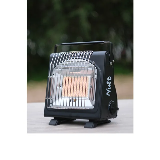 【NUIT 努特】國王企鵝 瓦斯暖爐 1.7kW 不插電 卡式瓦斯罐 攜帶式 露營 戶外 暖爐 輕量暖爐(NTW39附收納袋)