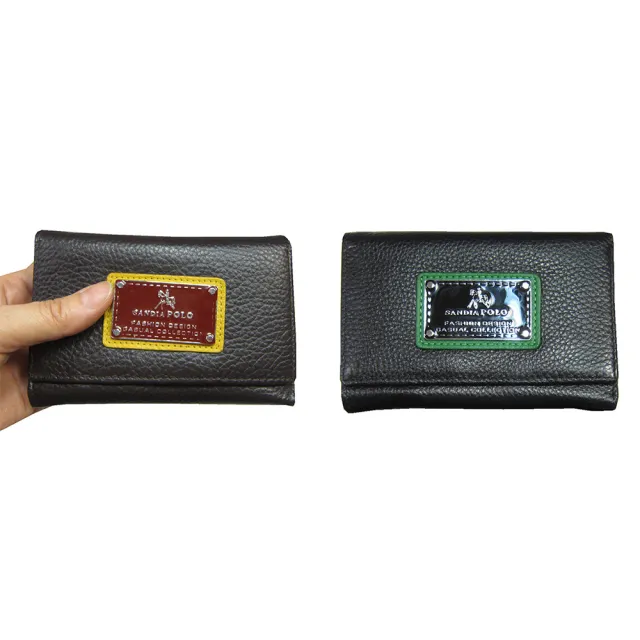 【SNOW.bagshop】雙11  中夾100%進口牛皮革材質(中型皮夾三折暗釦主袋口中性款多夾層（其他規格）