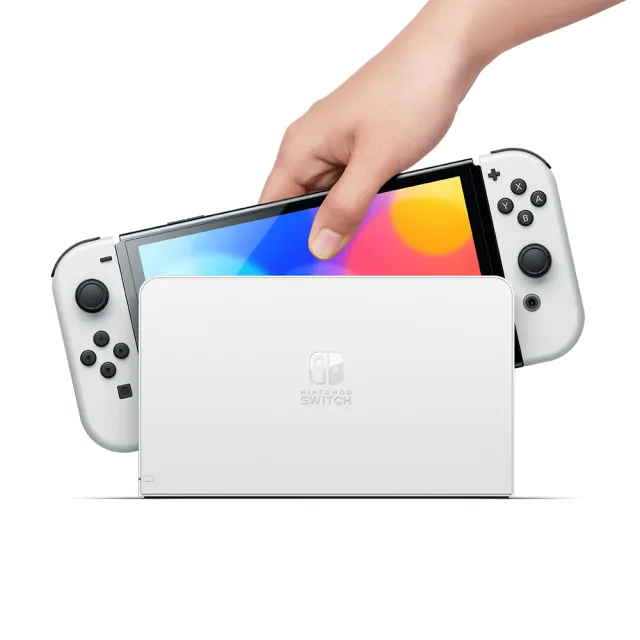 Nintendo 任天堂】Switch OLED白色主機+《瑪利歐派對超級巨星+遊戲選一