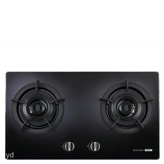 【SAKURA 櫻花】雙口檯面爐 瓦斯爐NG1/LPG(G-2721GB基本安裝)