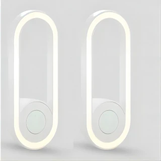 光感超聲波除蚊除蹣夜燈(買一送一)