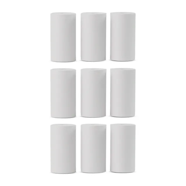 【PAPERANG】口袋列印小精靈喵喵機 普通感熱紙-單捲白色9入組(列印紙/相印紙/手帳/行事曆/紙膠帶)