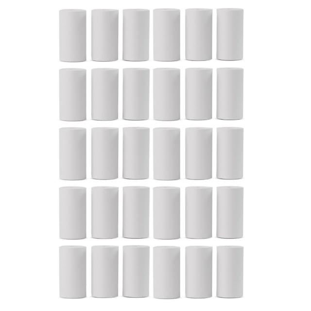 【PAPERANG】口袋列印小精靈喵喵機 普通感熱紙-單捲白色30入組(列印紙/相印紙/手帳/行事曆/紙膠帶)