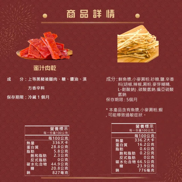 【甜園】諸事滿意 喜捲財富 春節肉乾禮盒x12盒(肉乾禮盒 必買肉乾 台灣豬肉乾 伴手禮 春節送禮 新年禮盒)