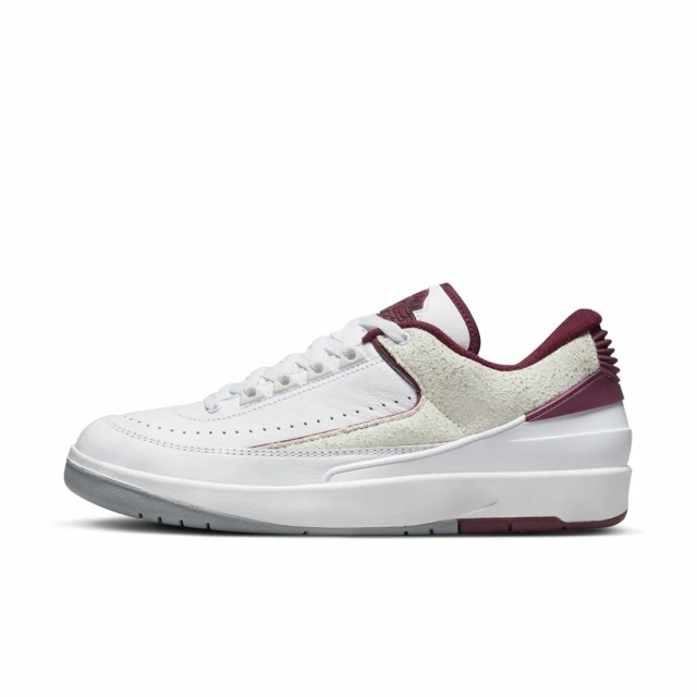 NIKE 耐吉 AIR JORDAN 2 RETRO LOW 男 籃球鞋 休閒鞋 白 櫻桃木紅(DV9956103)