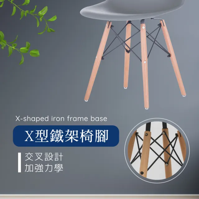【E-home】EMS北歐經典造型餐椅 7色可選(網美 戶外)