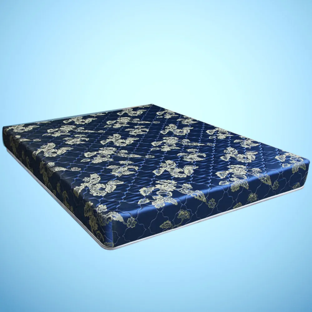 【享樂生活】赫多奈藍色提花護背式彈簧床墊(雙人5X6.2尺)