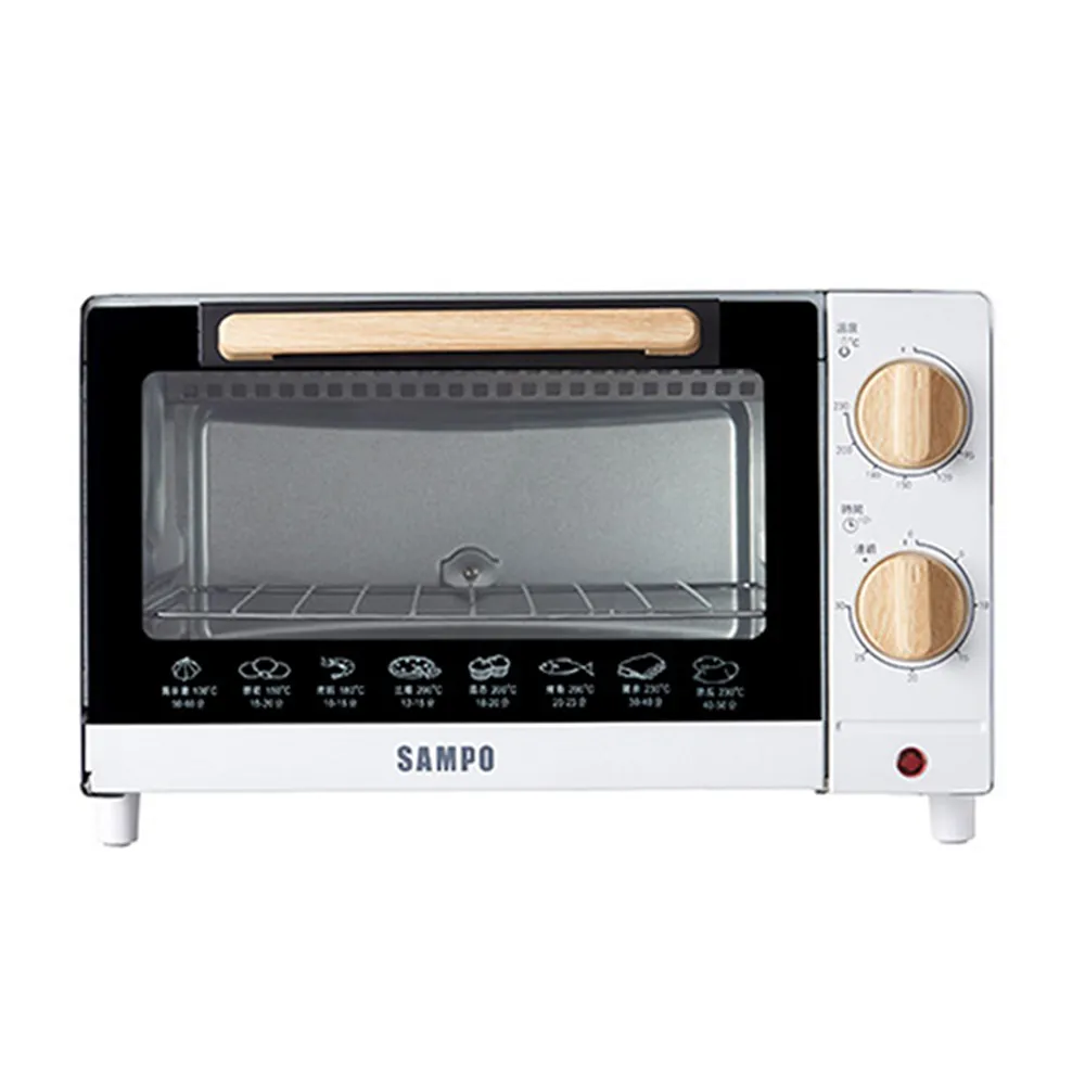 【SAMPO 聲寶】10L溫控機械式電烤箱 -(KZ-CB10)