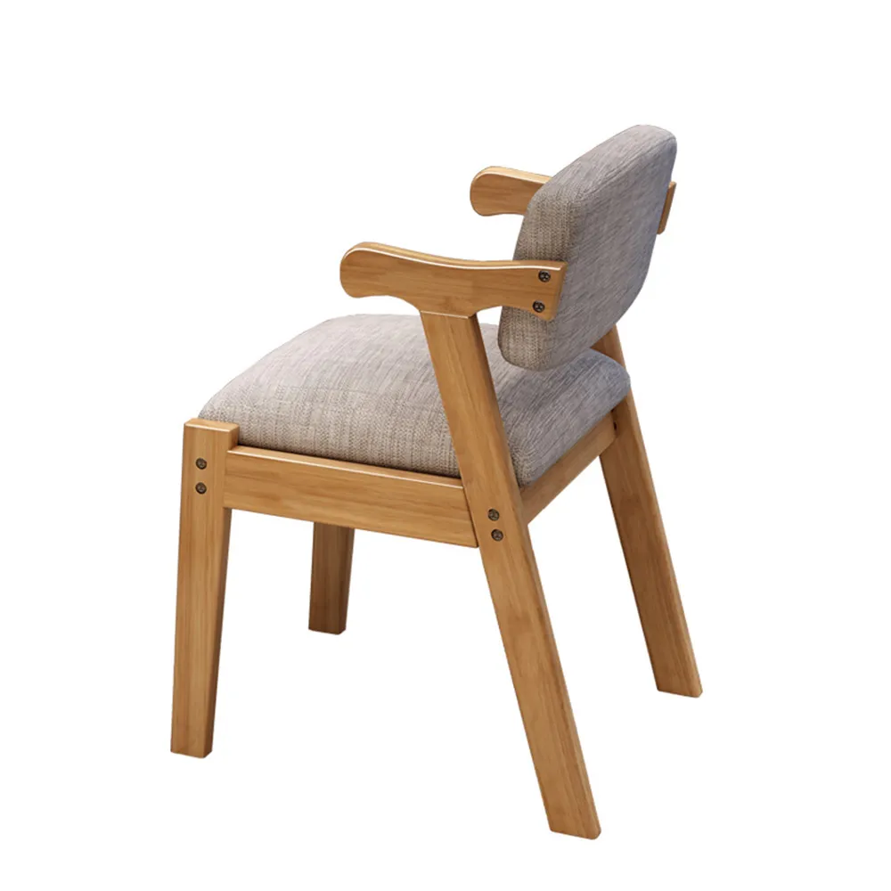 【HappyLife】實木Z型扶手椅 Y10773(椅子 書桌椅 餐椅 木頭椅子 木椅)