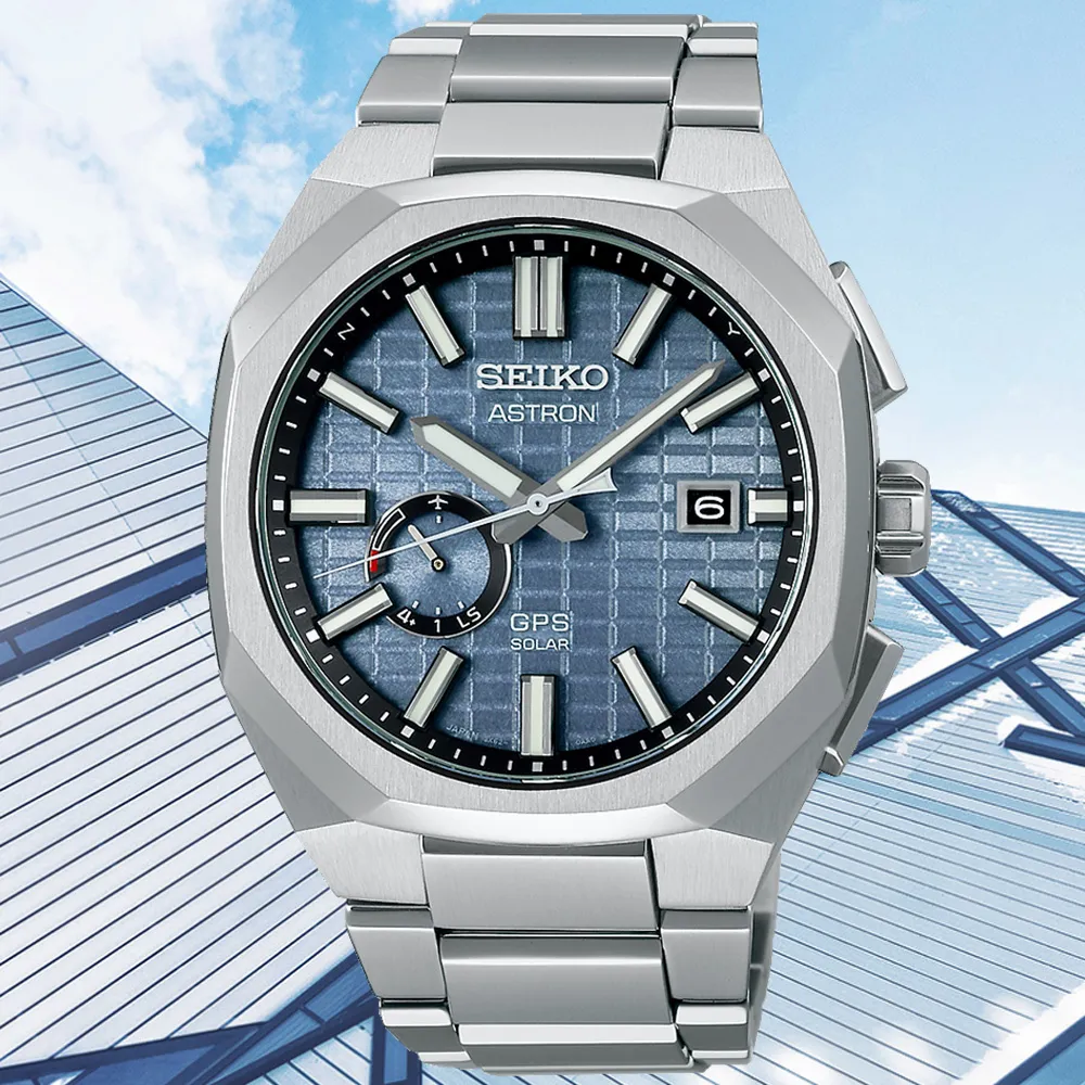 【SEIKO 精工】ASTRON 限量 GPS 鈦金屬 多邊形太陽能腕錶 禮物推薦 送禮首選(SSJ013J1/3X62-0AA0B)