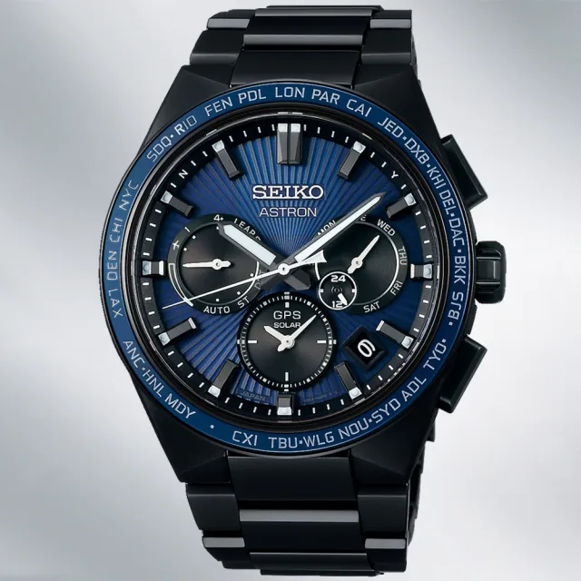 【SEIKO 精工】ASTRON系列 GPS衛星對時 鈦金屬 太陽能腕錶 送禮推薦 禮物(SSH121J1/5X53-0BV0B)