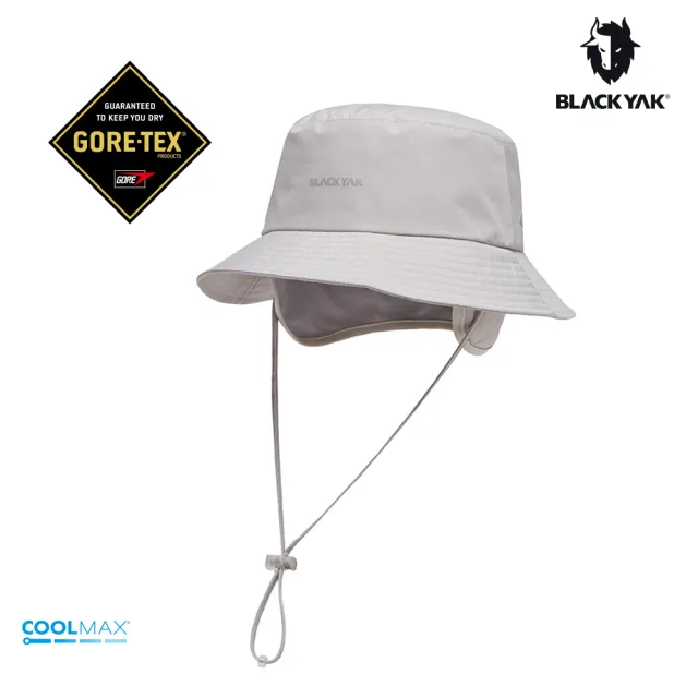【BLACK YAK】GORETEX防水漁夫帽[象牙白/黑色]CB2NAH02(秋冬 漁夫帽 GORE-TEX 防水帽 中性款)