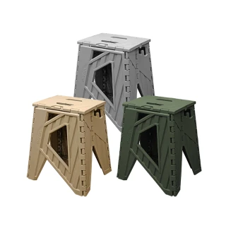 【Greencalm 綠舒市】樹德 貨櫃小折凳 摺疊椅 折疊椅 露營折疊椅 CH-40(防滑設計/工業風/輕便/可收折)