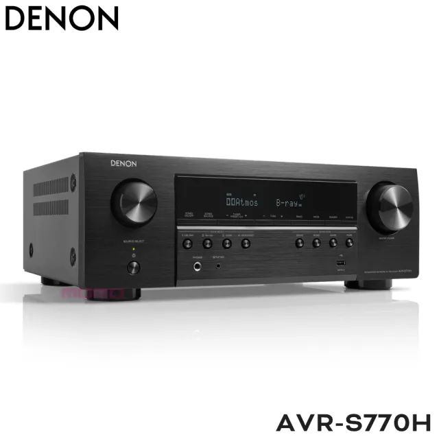 【DENON 天龍】DENON AVR-S770H 7.2聲道8K家 庭劇院環繞擴大機(家庭劇院)