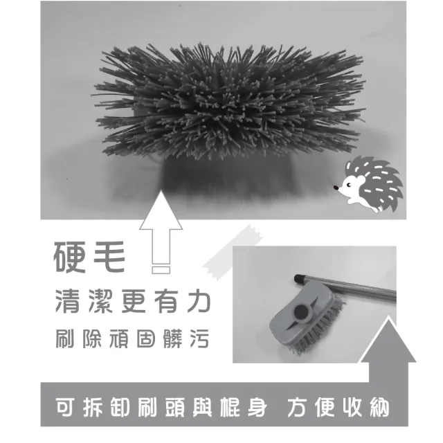 大刺蝟硬毛地刷(顏色隨機)
