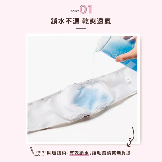 【chachacha】犬用禮貌帶 5款(可重複使用/狗尿布/犬用生理褲)