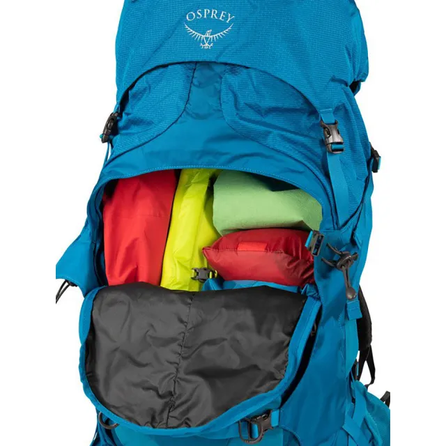 Osprey】Aether Plus 60 登山背包男款黑色(健行背包徙步旅行登山後背包