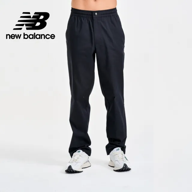 【NEW BALANCE】NB簡約休閒長褲_AMP41575BK_男性_黑色(亞版 版型正常)