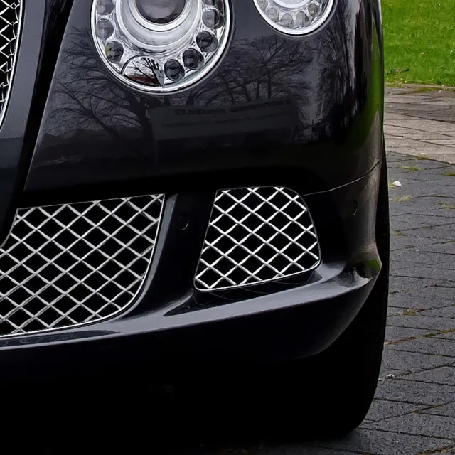 【IDFR】Bentley 賓利 Continental GT 2012~2013 鍍鉻銀 前保桿通風網 左邊外側(賓利 GT 車身改裝)