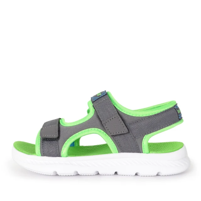 SKECHERSSKECHERS C-flex Sandal 2.0 中童鞋 運動 拖鞋 涼鞋 透氣 灰 綠(400042LCCLM)