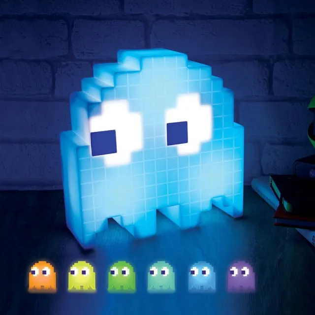 【Paladone UK】PAC-MAN RGB 變色幽靈造型小夜燈(造型夜燈 送禮 生日禮物)