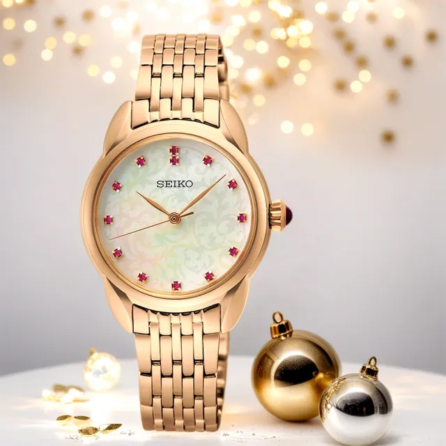 【SEIKO 精工】CS 晶鑽女錶-28.7mm 錶 生日禮 送禮(SUR564P1/6N01-00P0K)