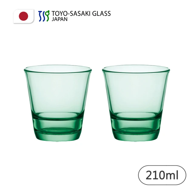 TOYO SASAKI Spash堆疊水杯2入組/綠/210
