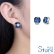 【925 STARS】純銀925耳環 美鑽耳環/純銀925奧地利水晶美鑽鑲嵌造型耳環(3色任選)