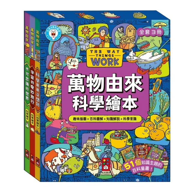 【風車圖書】萬物由來科學繪本(全套3冊-支援多重點讀筆) 童書