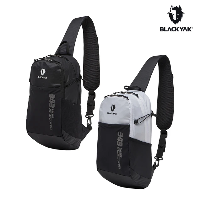【BLACK YAK】343 SLING單肩背包[白色/黑色]CB2NBD01(韓國 單肩包 登山包 後背包 男女適用)