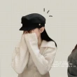 【ZOII 佐壹】韓版側釦挺版報童帽(報童帽 貝雷帽 畫家帽 貝蕾帽 南瓜帽 軍帽 #105005)
