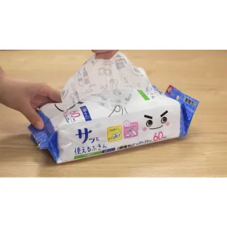【台隆手創館】LEC超值不織布抹布60入-K00362(清潔紙巾/廚房紙巾)