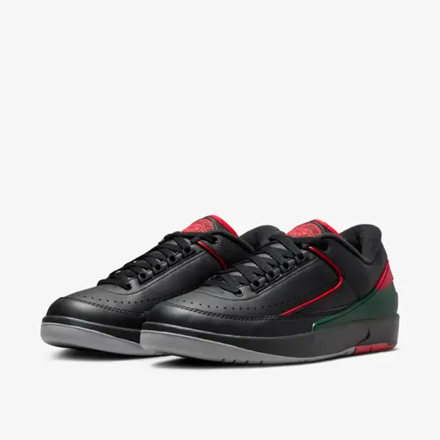 【NIKE 耐吉】籃球鞋 運動鞋 AIR JORDAN 2 RETRO LOW 男鞋 黑(DV9956006)