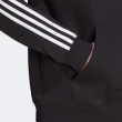 【adidas 愛迪達】3-Stripes Hoody 男 連帽上衣 帽T 運動 休閒 經典 三葉草 保暖 黑白(IM2088)