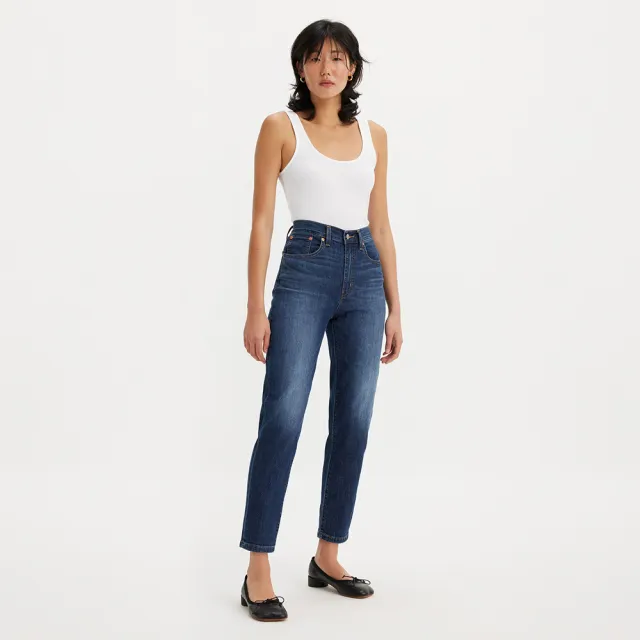 【LEVIS 官方旗艦】女款 高腰修身窄管牛仔長褲 Performance Cool 熱賣單品 85873-0130