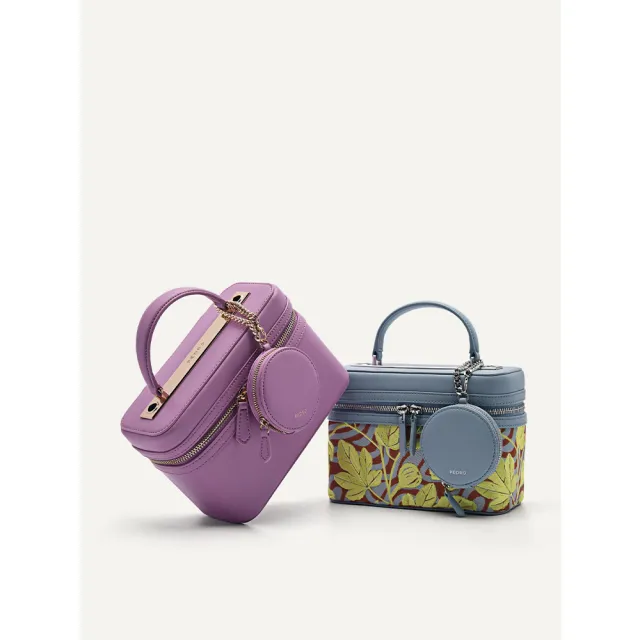 【PEDRO】Ari珠寶盒手拿包/斜背包-混色/紫色/淺藍色/淺黃色(小CK高端品牌 熱賣)