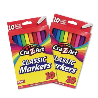 【Cra-Z-Art】10色可水洗彩色筆 2盒(極細款)