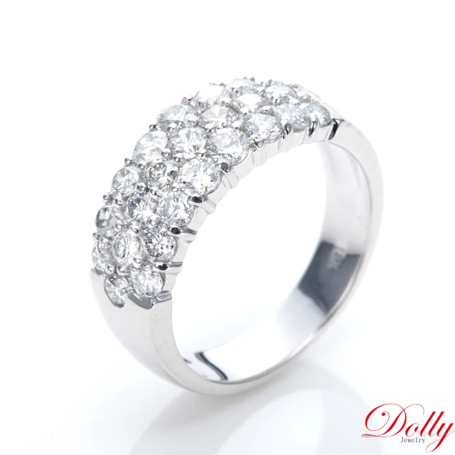 【DOLLY】1.50克拉 18K金輕珠寶鑽石戒指